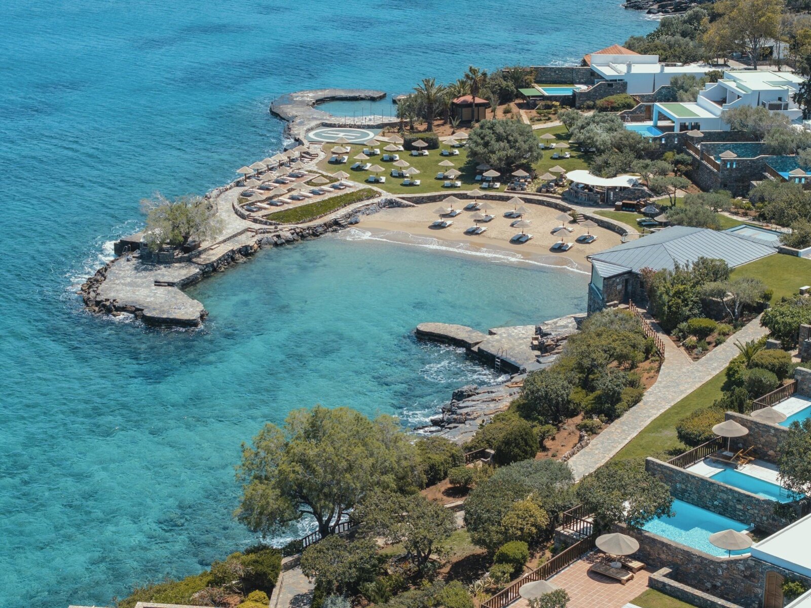 private "Blue flag" awarded sandy beach