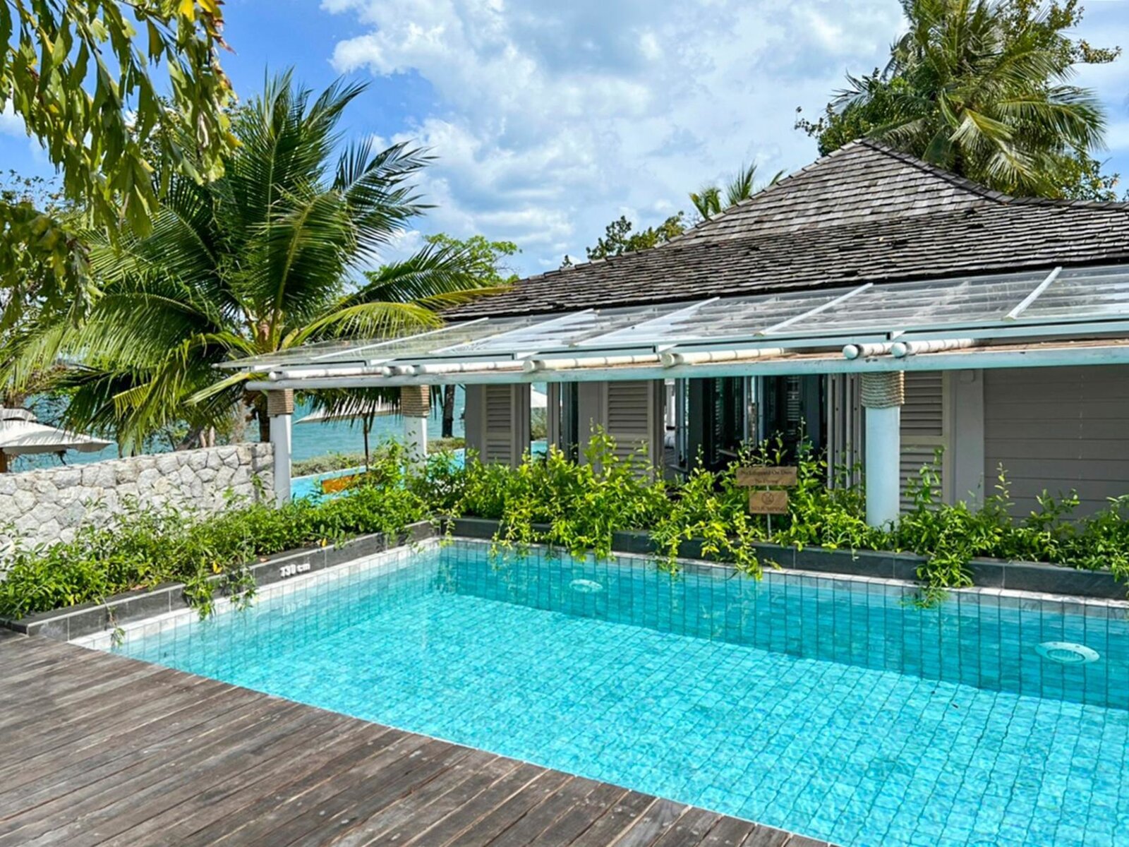 Adults-only pool