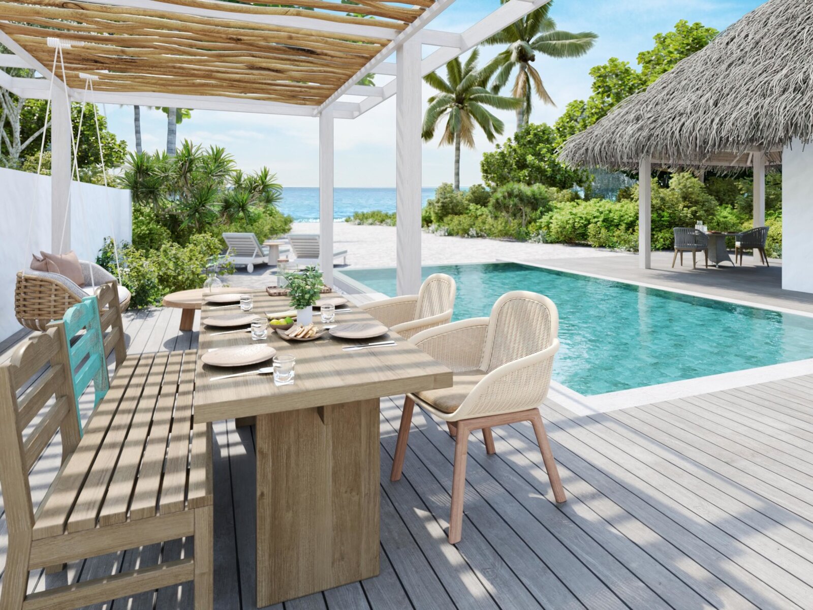 Wohnbeispiel Deluxe Beach Suite with Pool