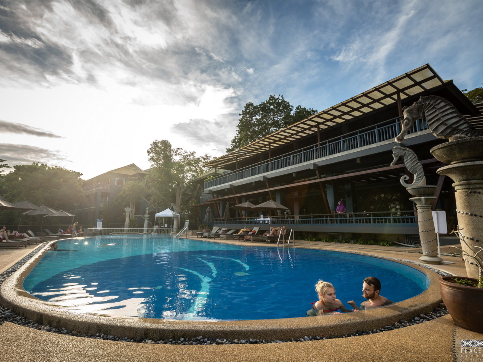 Lagoon Pool with Kids Pool