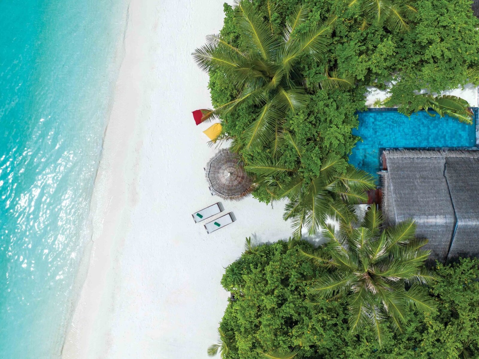 Wohnbeispiel Earth Pool Pavilion Two Bedroom Suite