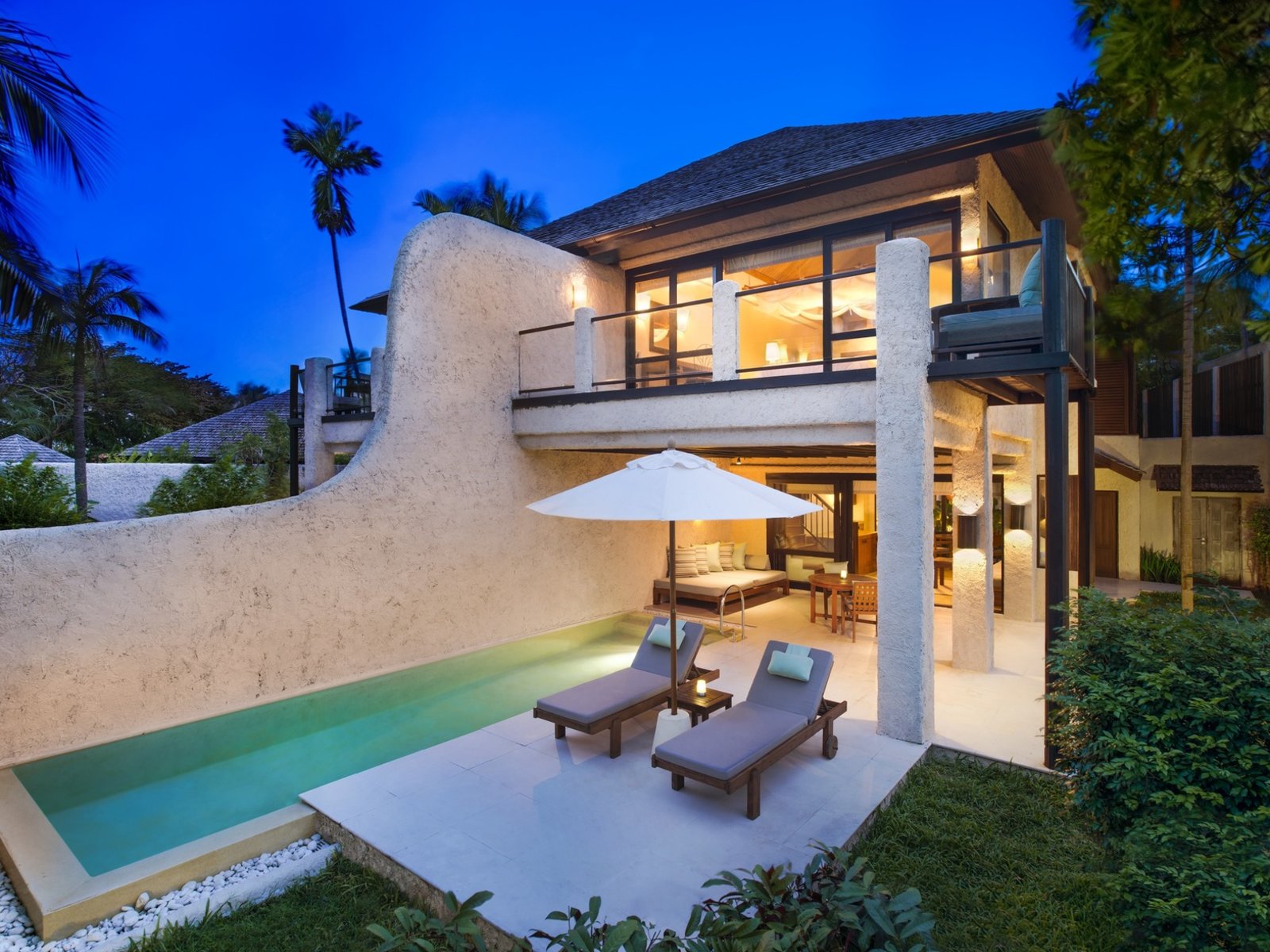 Wohnbeispiel Duplex Pool Villa