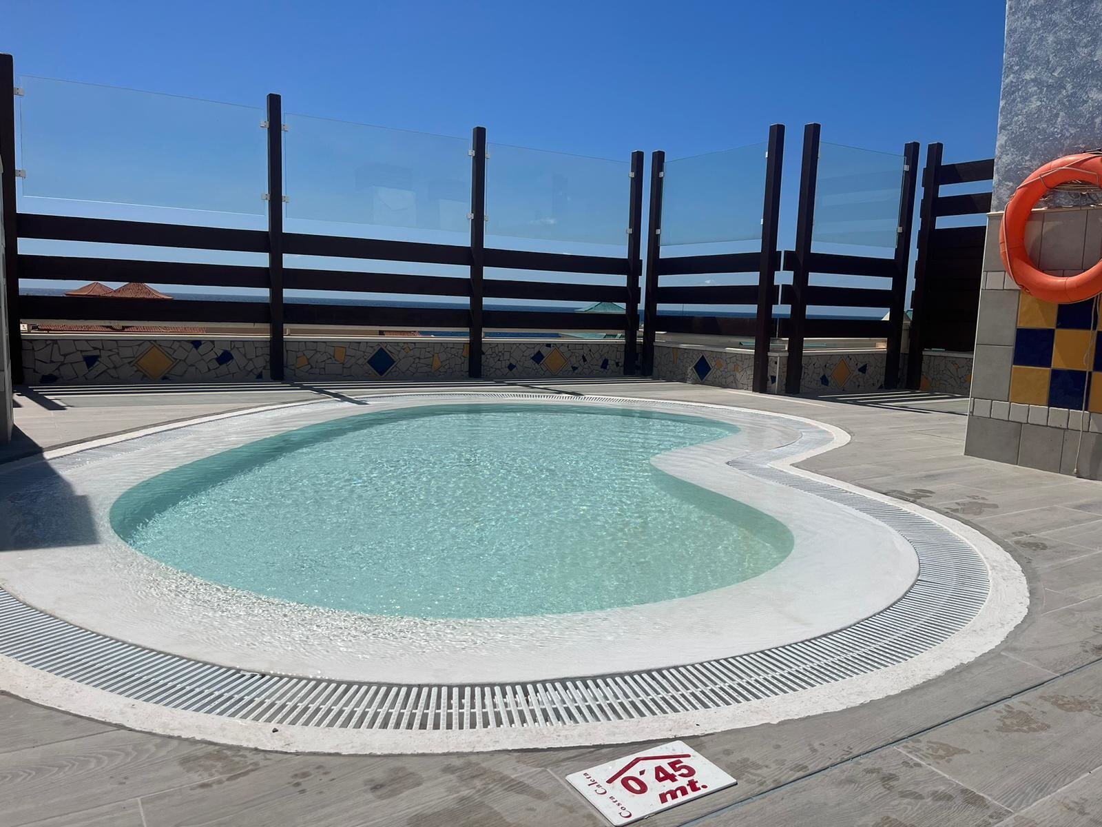 Rooftop pool