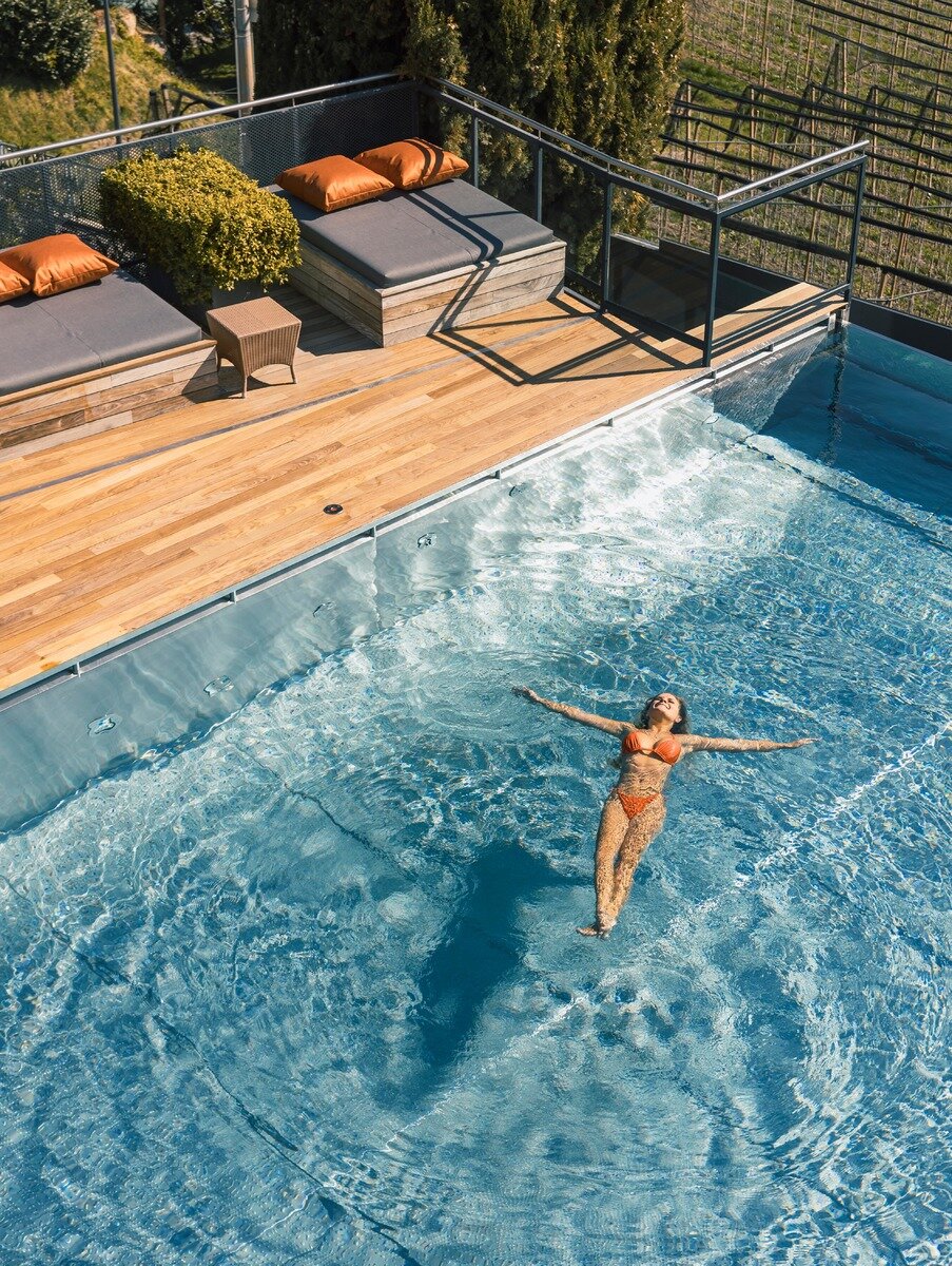 Beheizter Panorama-Pool