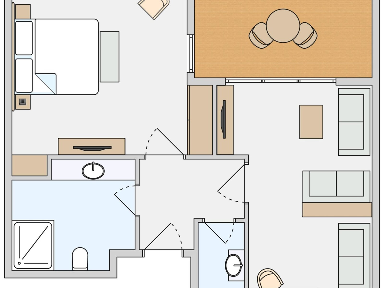Wohnbeispiel Family Suite Type 2