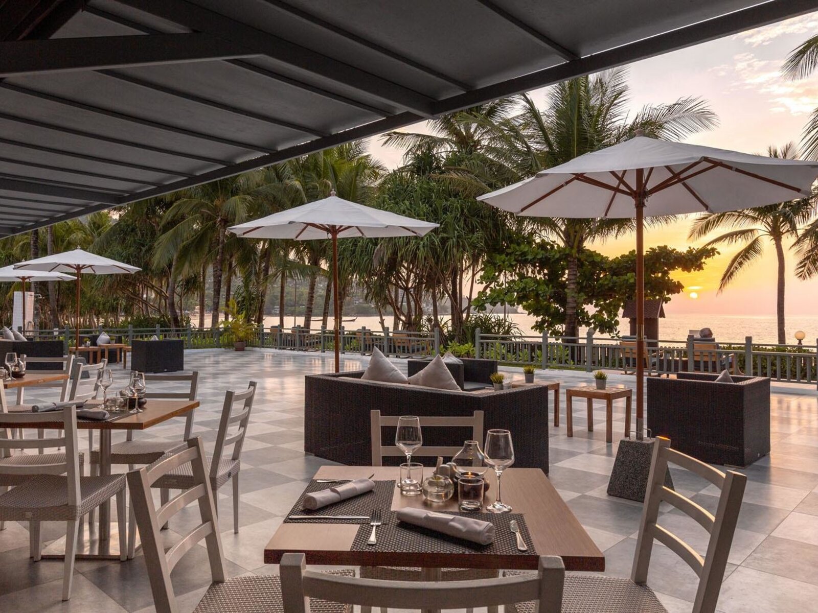 Restaurant by the sea