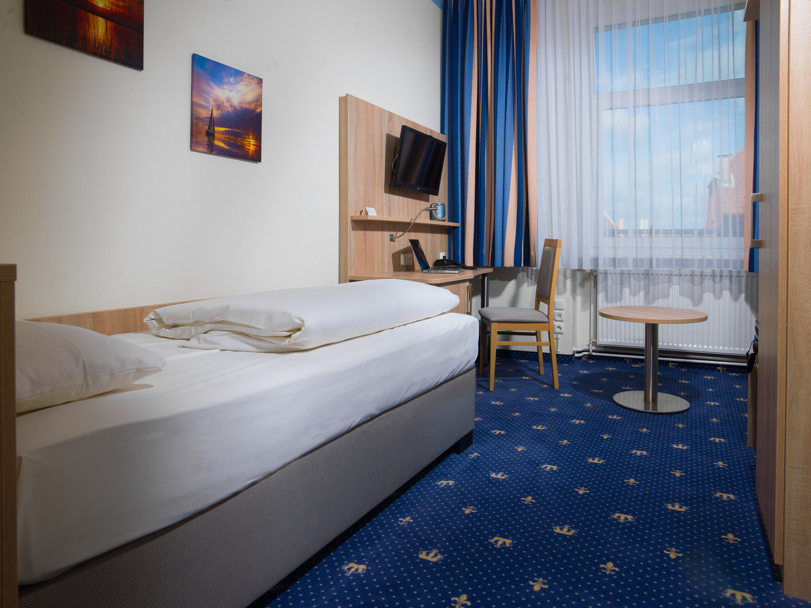 Wohnbeispiel Einzelzimmer Landseite