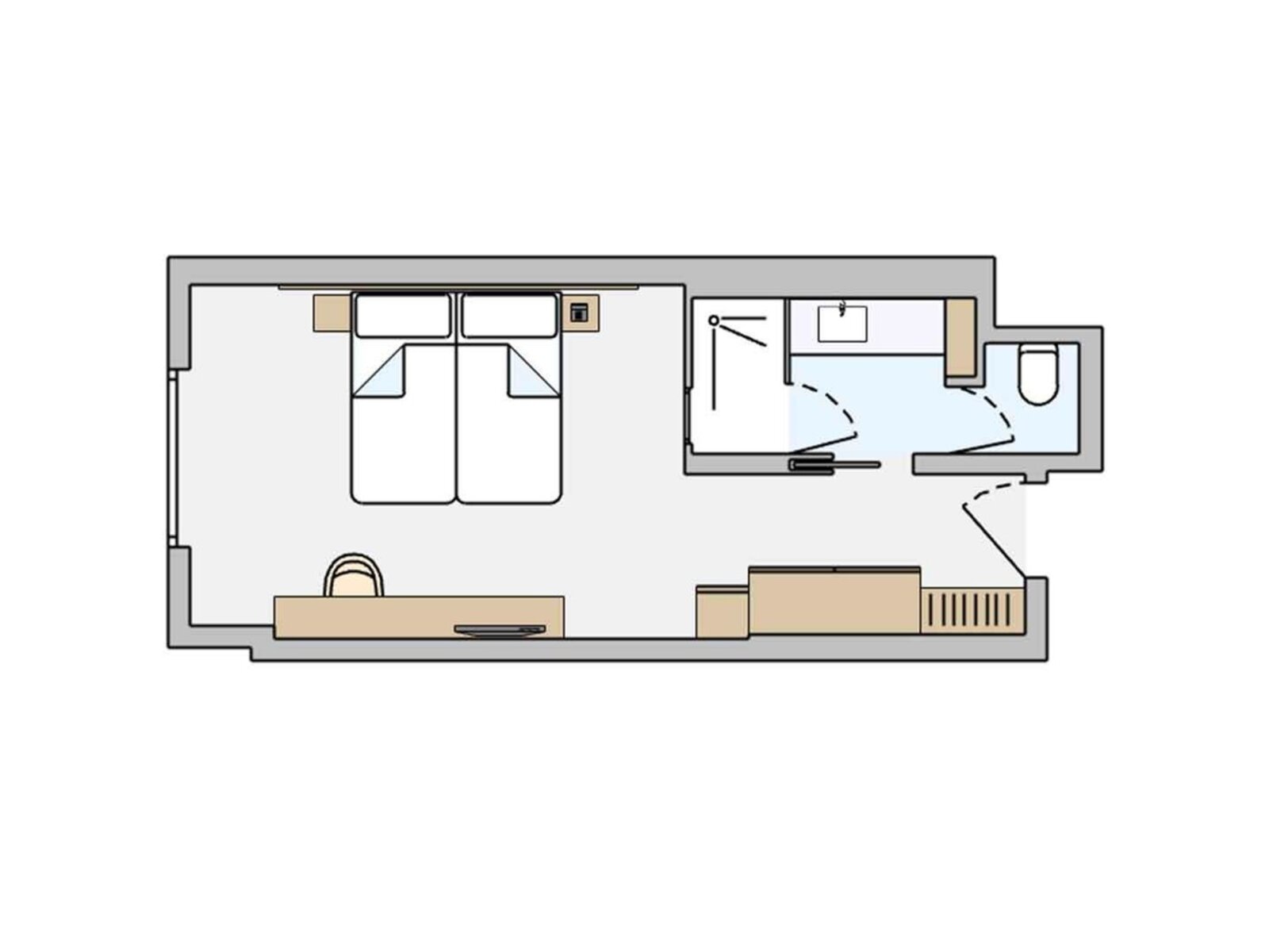 Wohnbeispiel Double Room Classic Sea Side („AI-generated“)