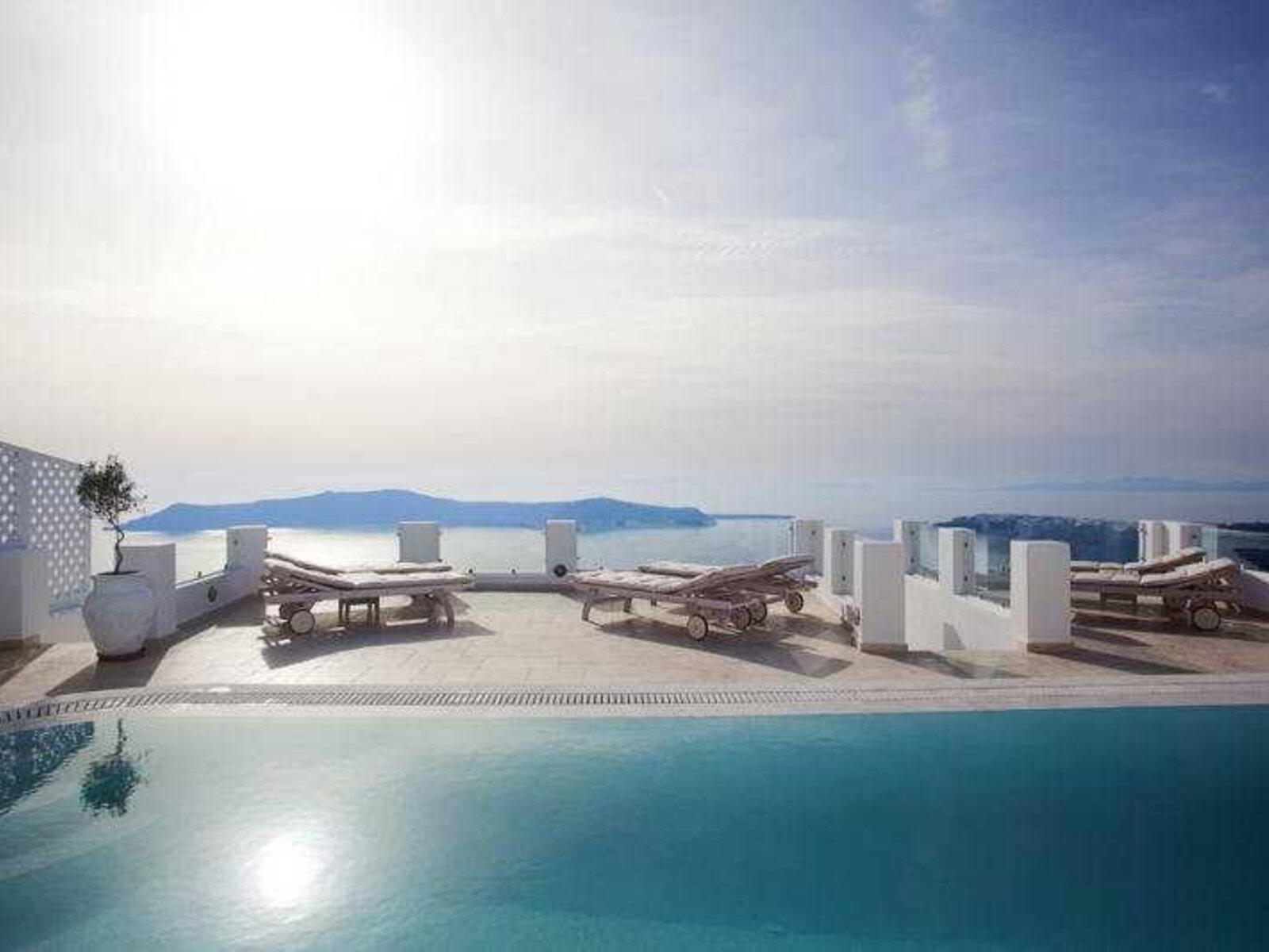 Above Blue Suites Imerovigli Santorini Greece - YouTube