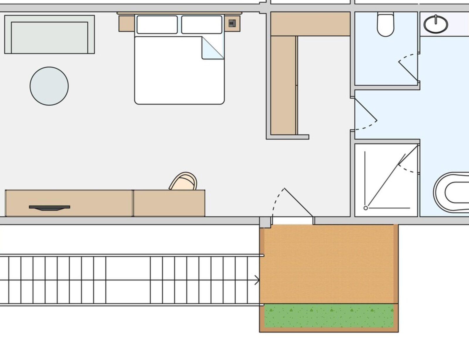 Wohnbeispiel Double Room Economy