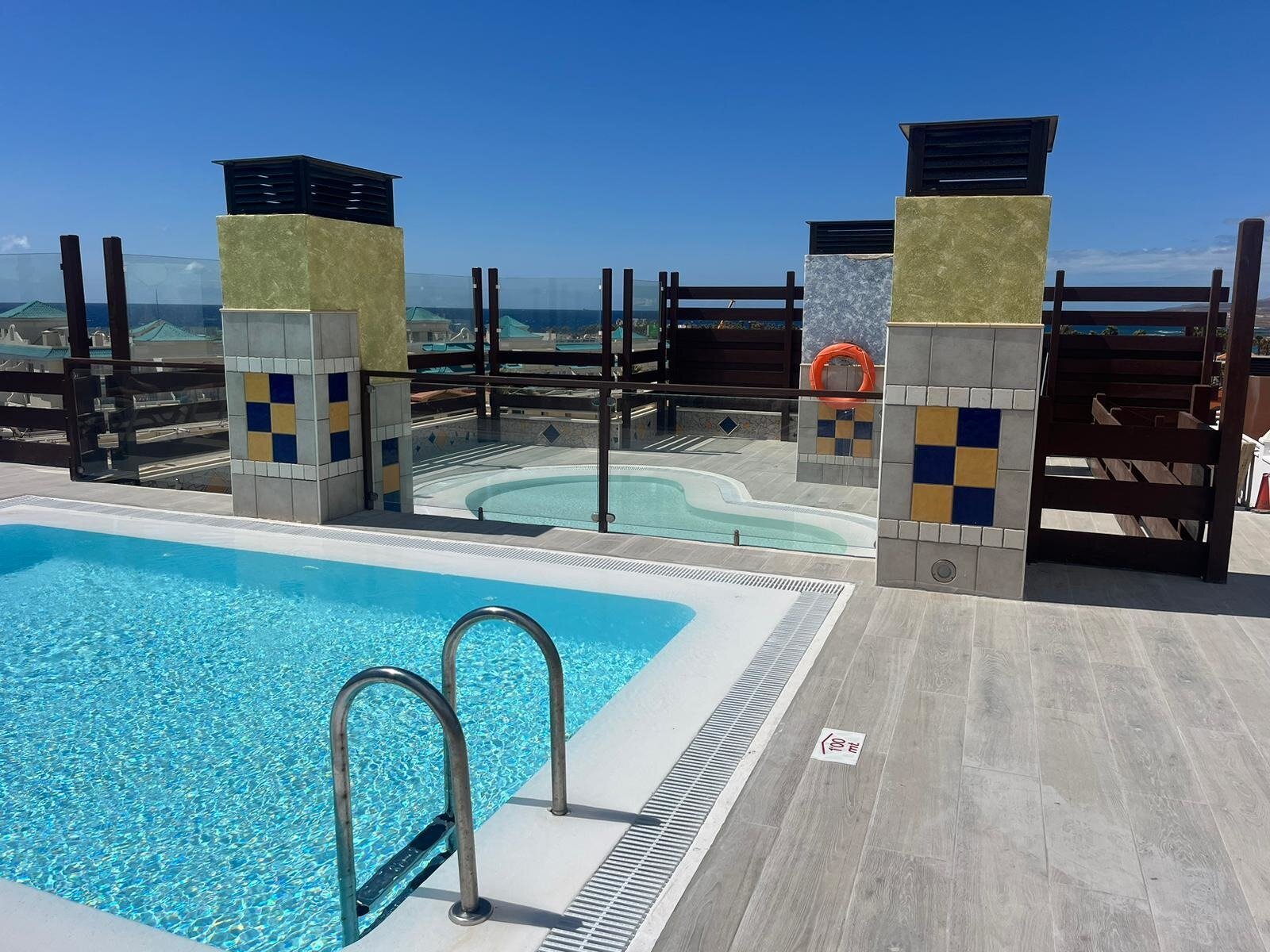 Rooftop pool