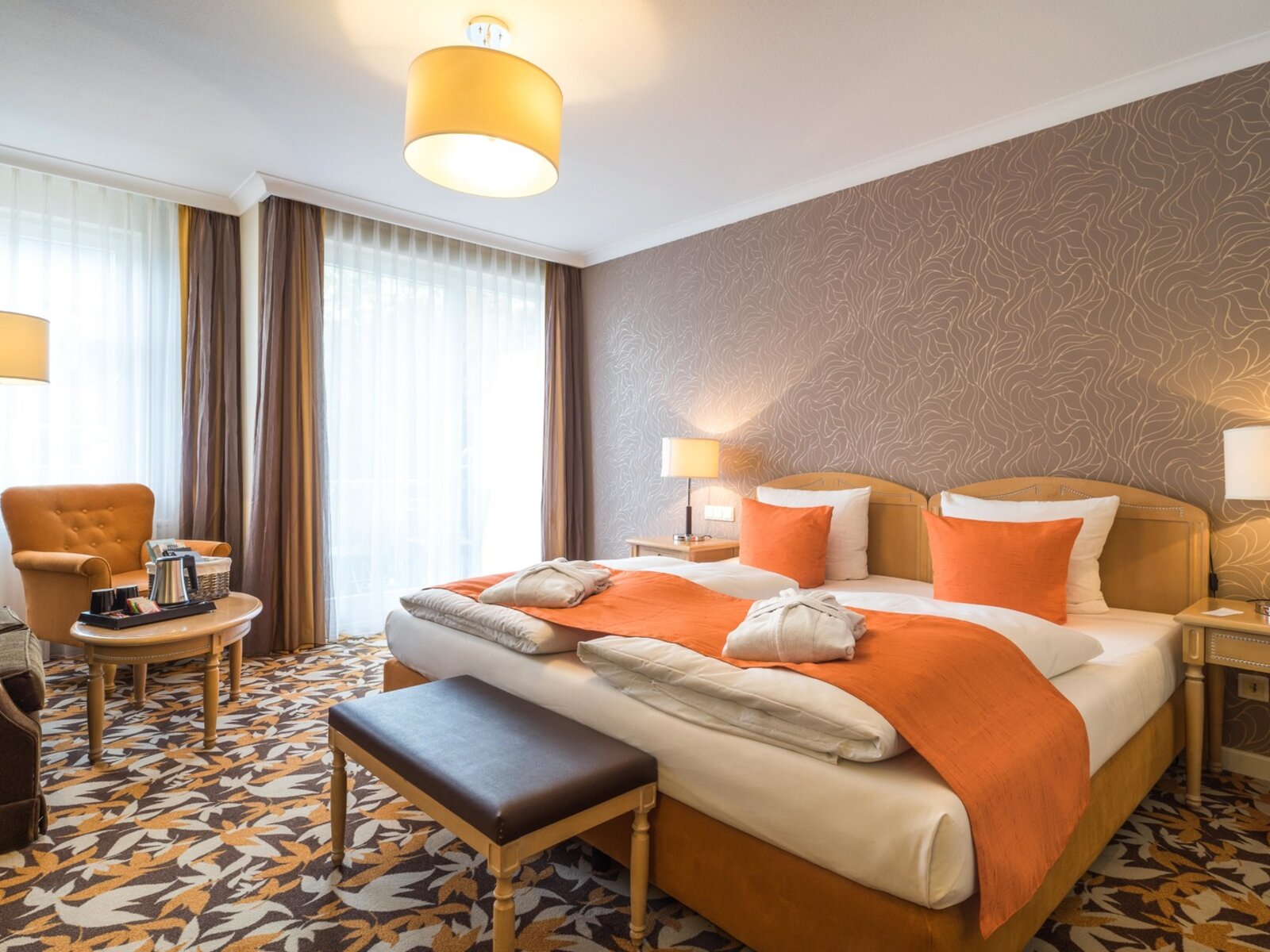 Wohnbeispiel Doppelzimmer Haupthaus Landseite