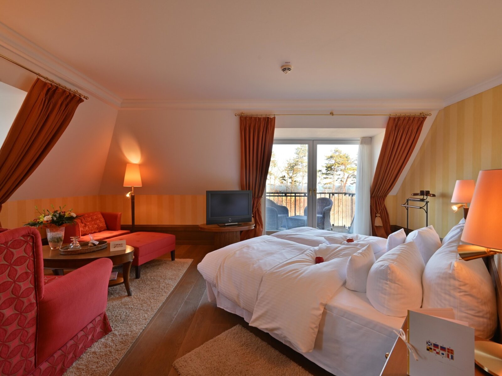 Wohnbeispiel Deluxe-Doppelzimmer Buhnenlodge / Ginsterlodge
