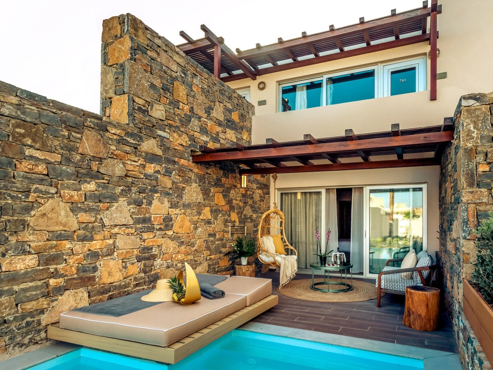 Wohnbeispiel Bungalow junior suite private pool