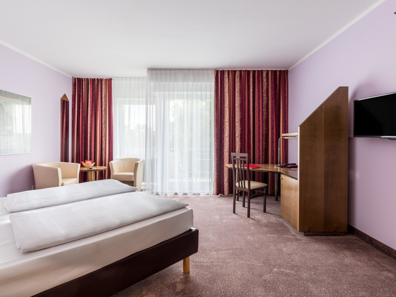 Wohnbeispiel Doppelzimmer mit Balkon