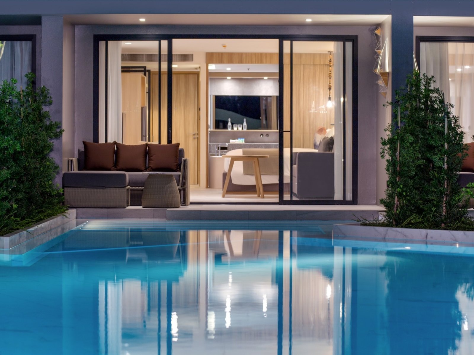 Wohnbeispiel Pool Access