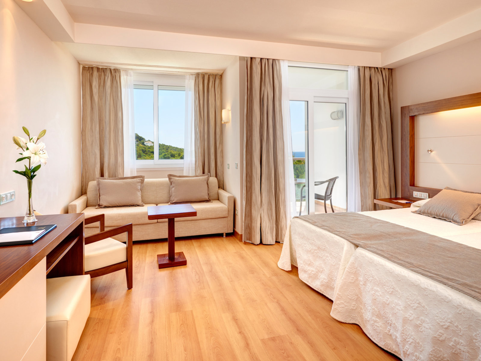 Wohnbeispiel Doppelzimmer select Meerblick