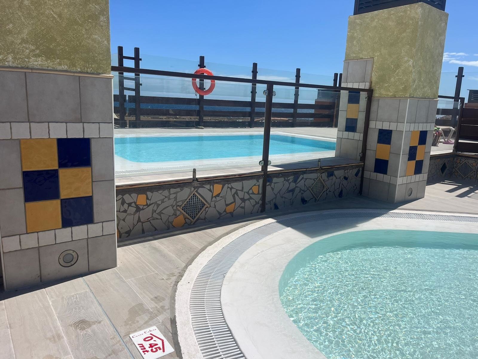 Rooftop pool