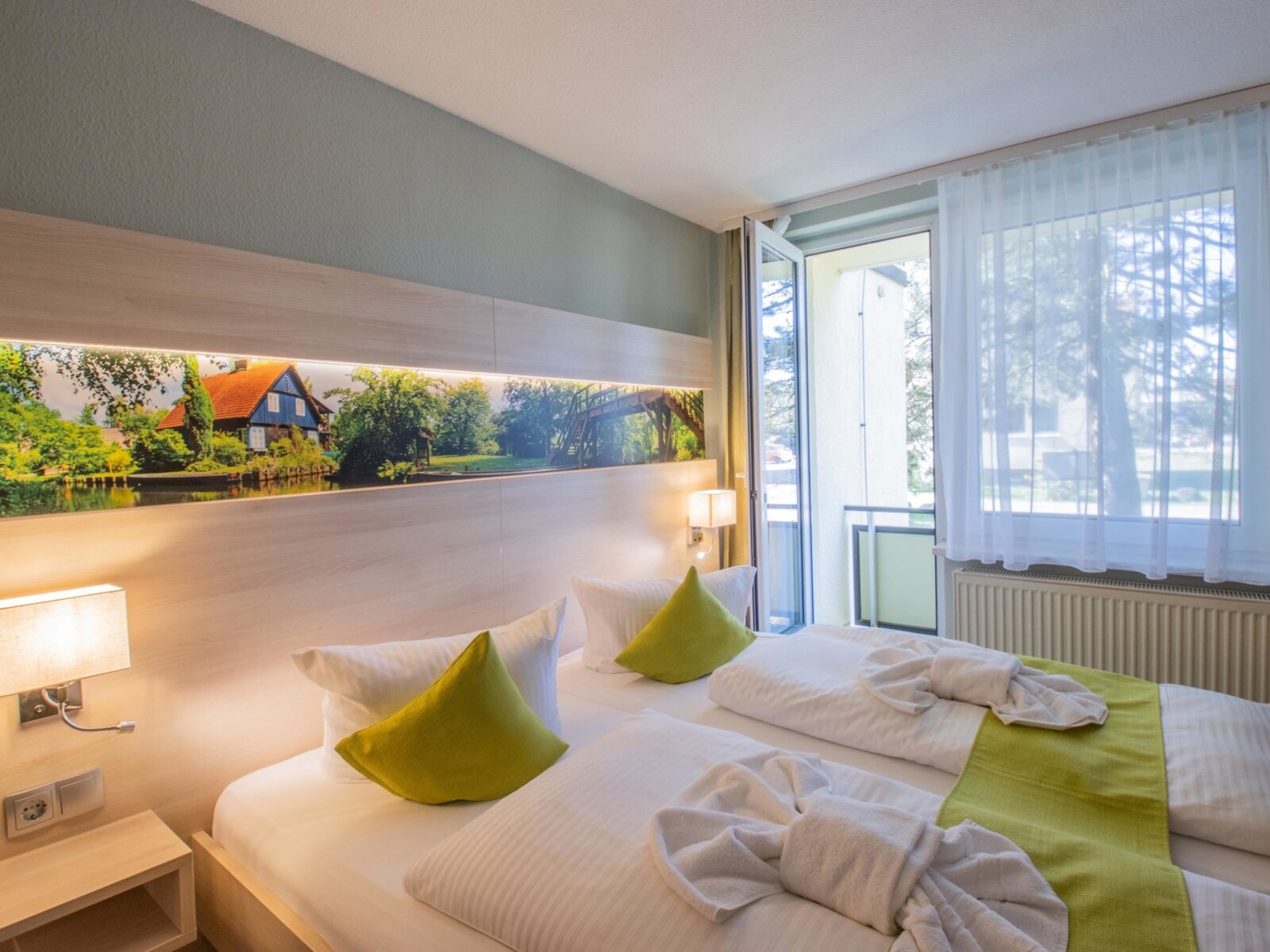 Wohnbeispiel Doppelzimmer Balkon