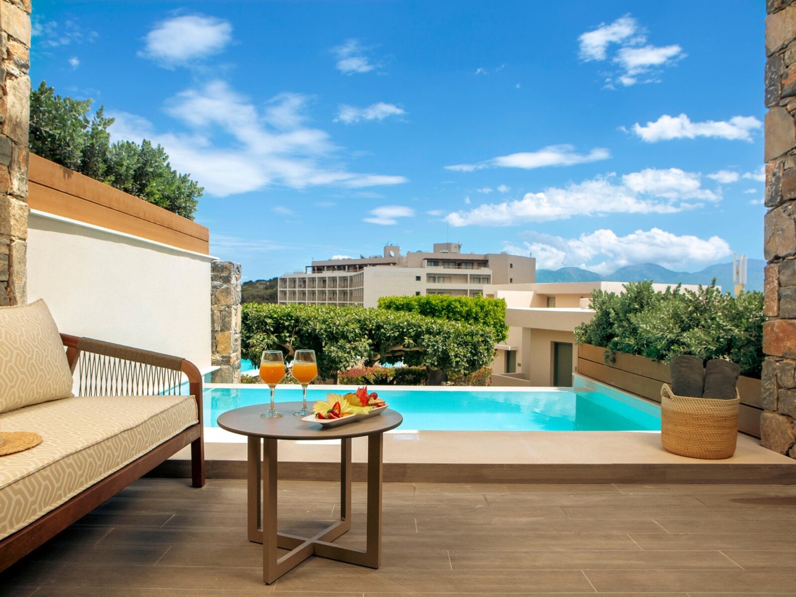 Wohnbeispiel Bungalow junior suite private pool