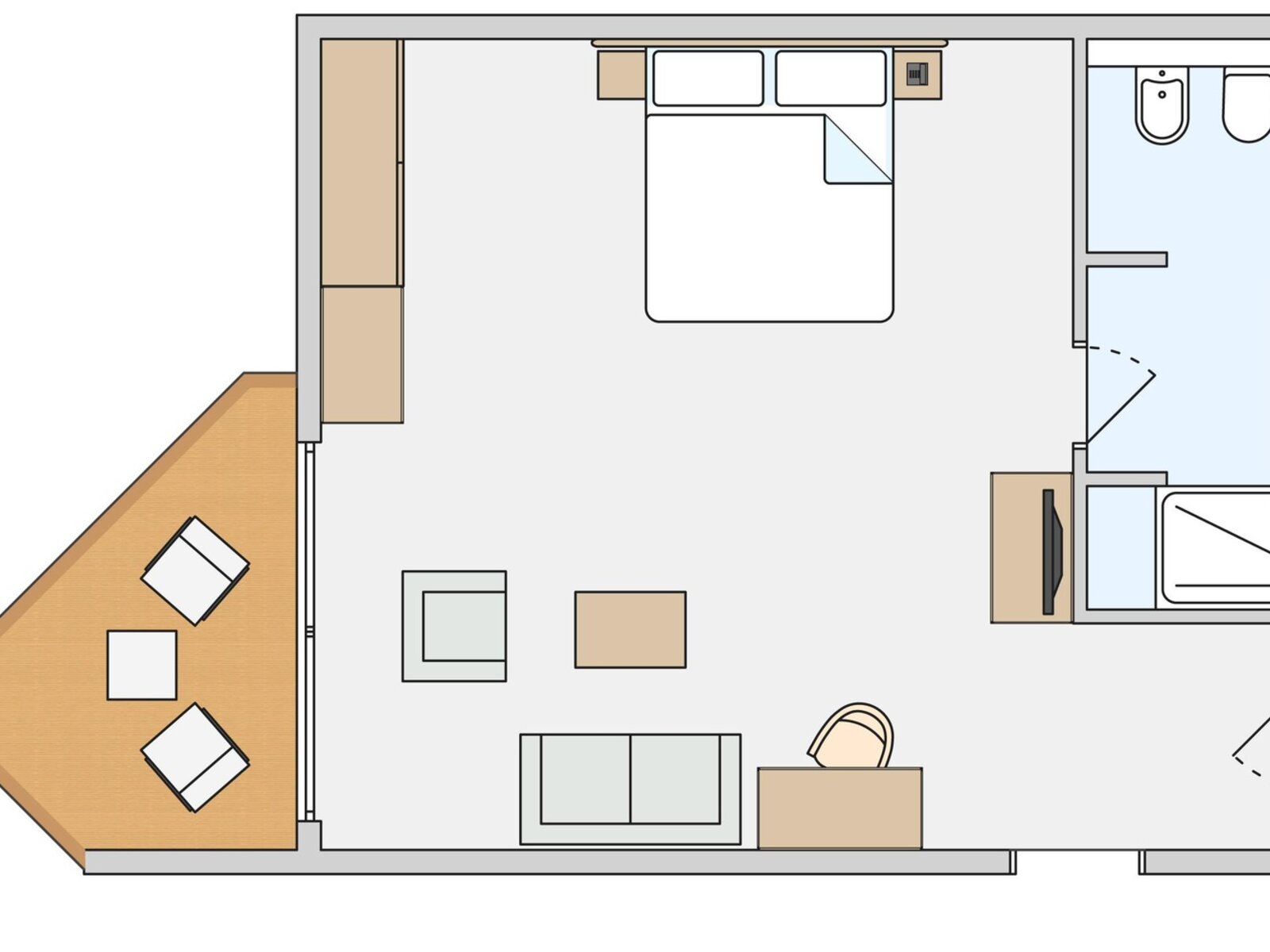 Wohnbeispiel Double Room Classic Sea Side