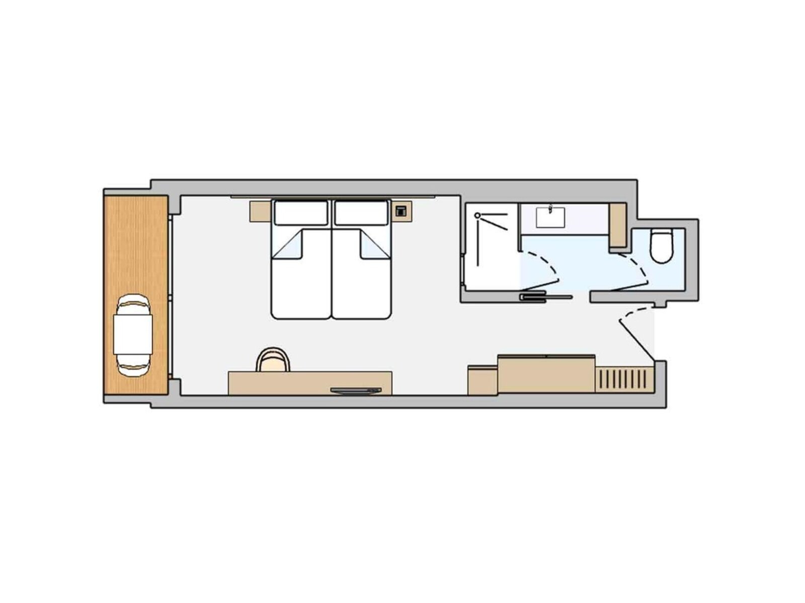 Wohnbeispiel Double Room Classic Sea Side Balcony („AI-generated“)