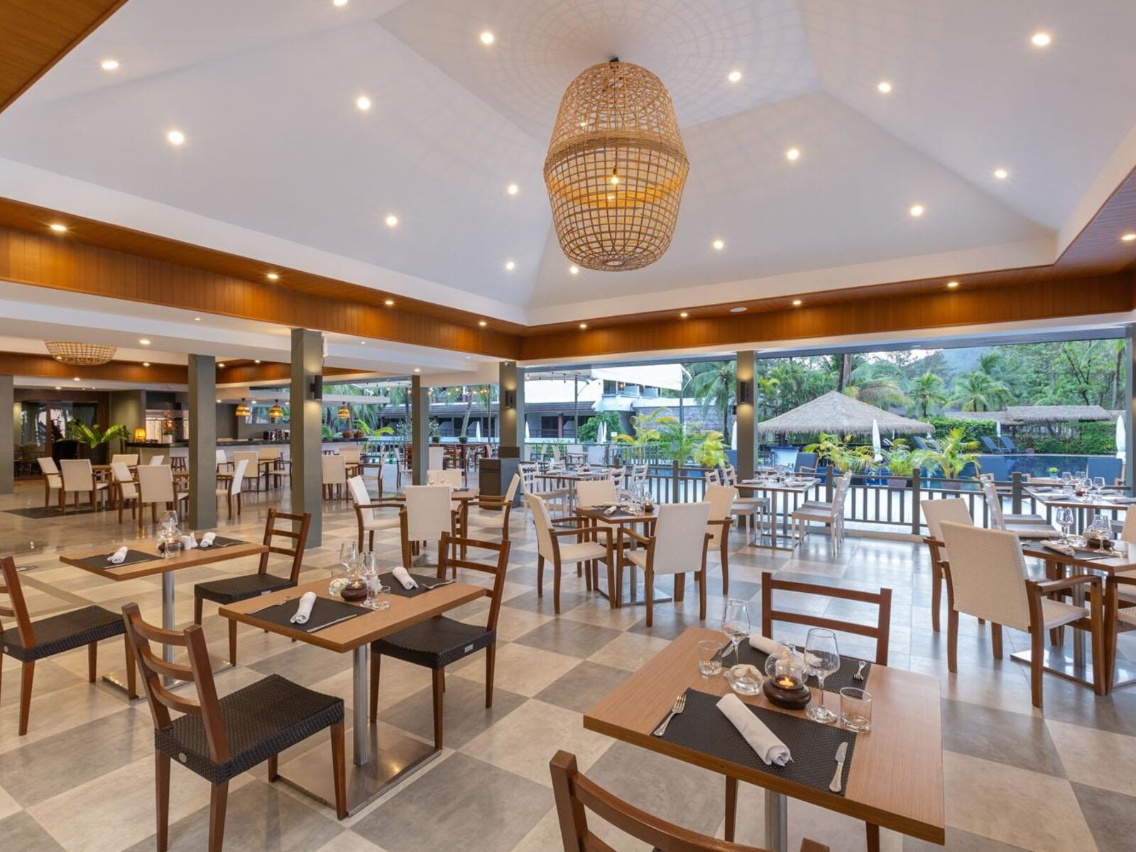 Restaurant by the sea