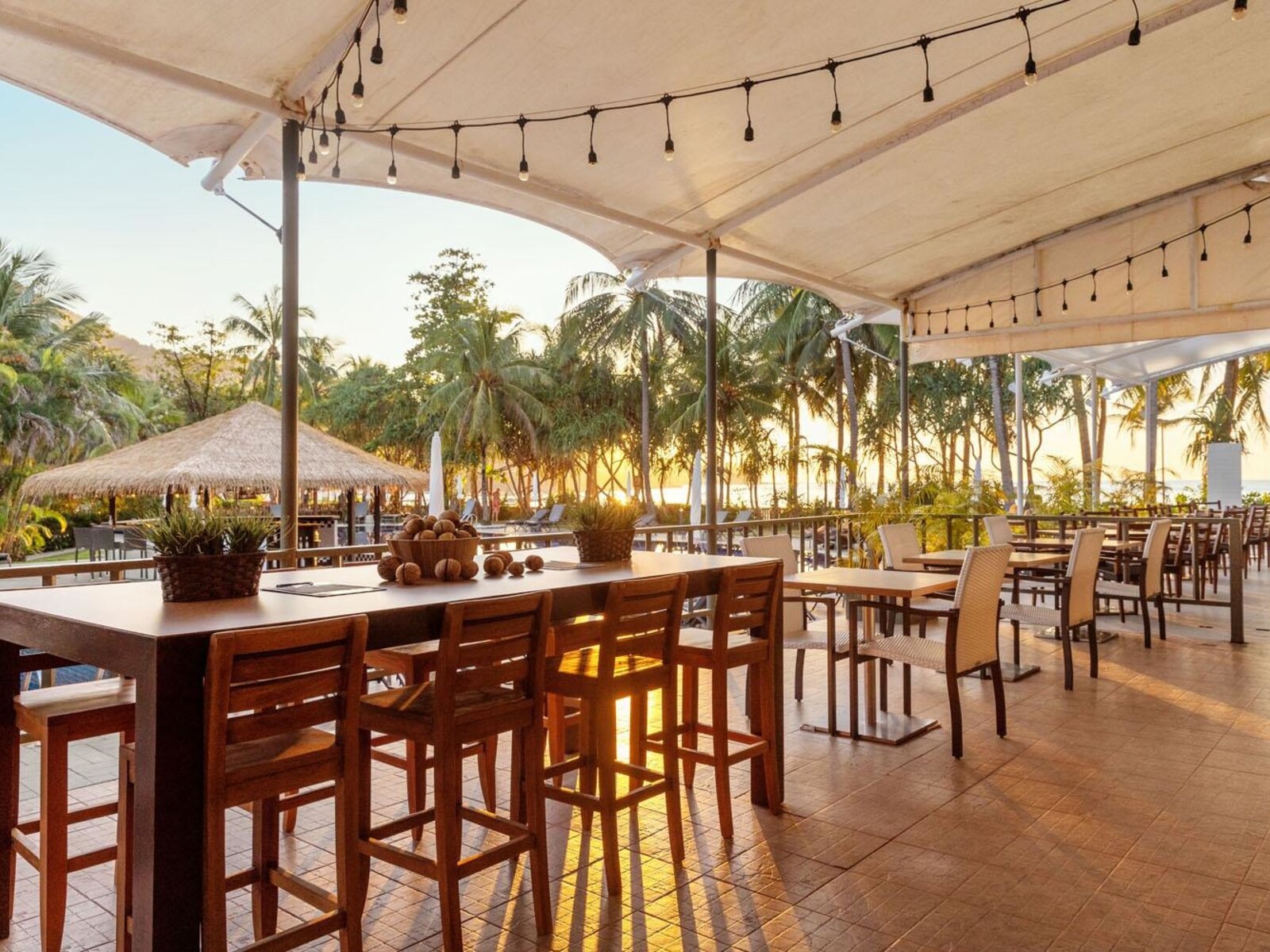 Restaurant by the sea