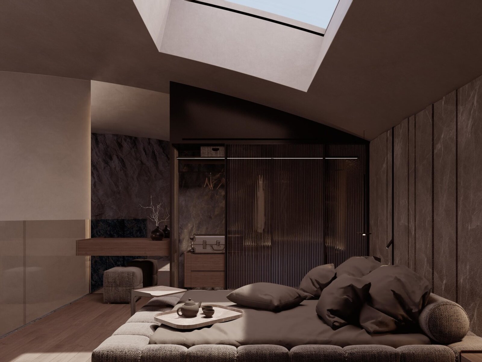 Wohnbeispiel The Atrium Loft  with Outdoor Jacuzzi