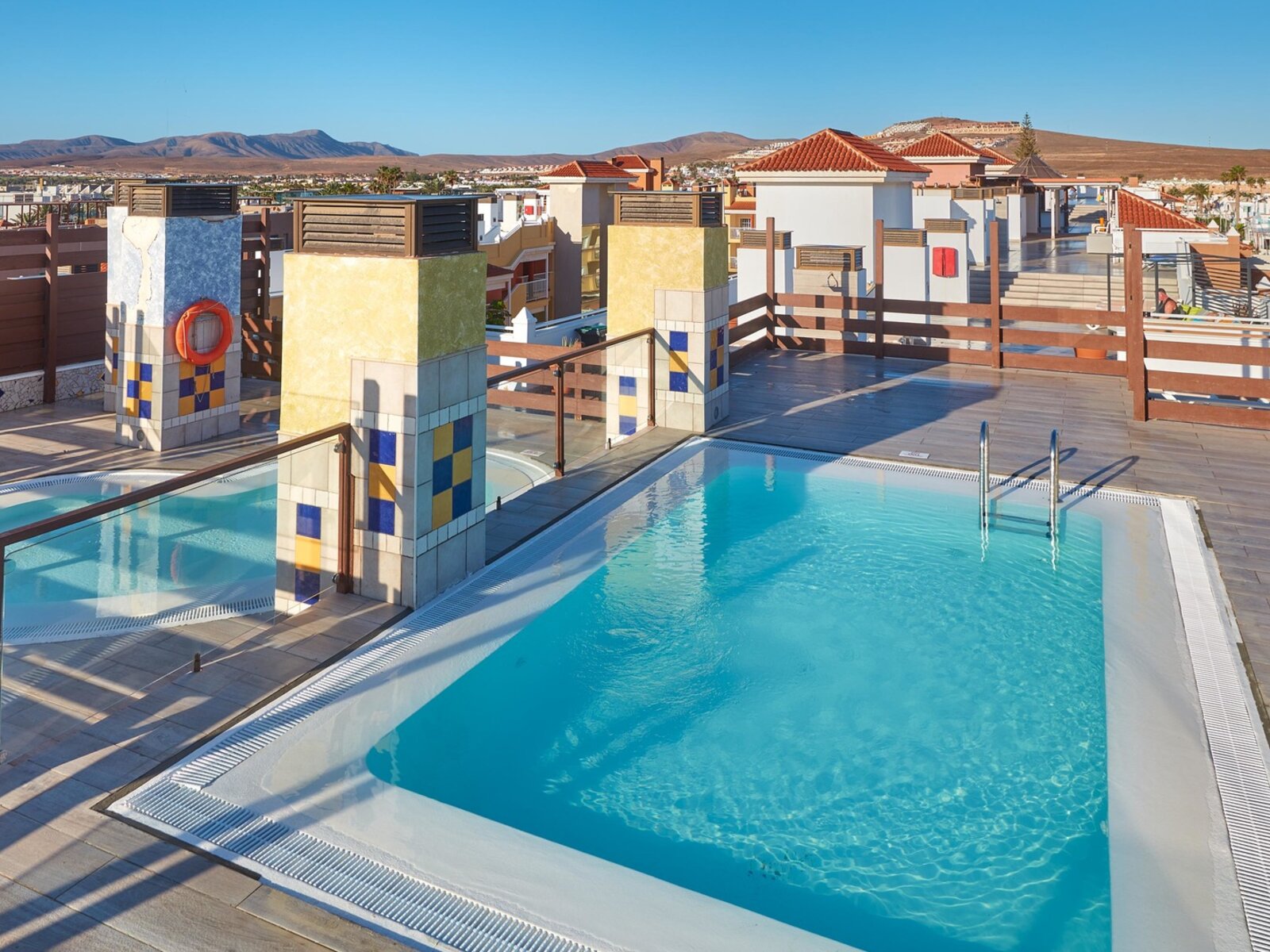 Rooftop pool