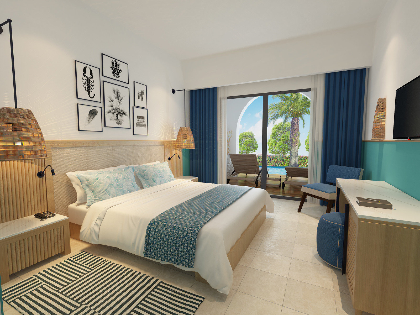 Swim-Up Room