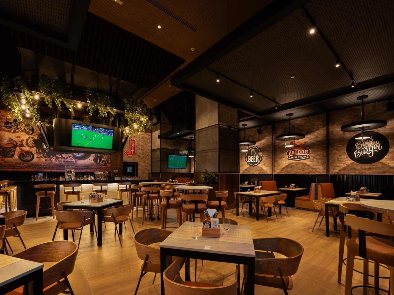 Sportsbar mit Restarant American Country