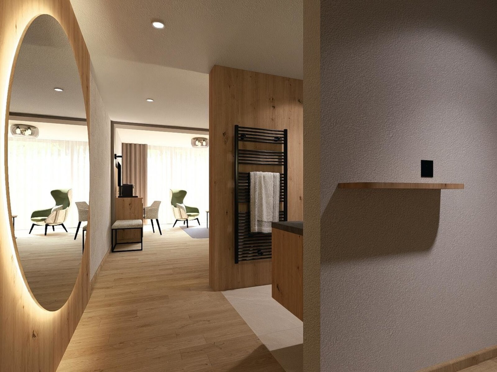 Wohnbeispiel Deluxe- Doppelzimmer Abendrot