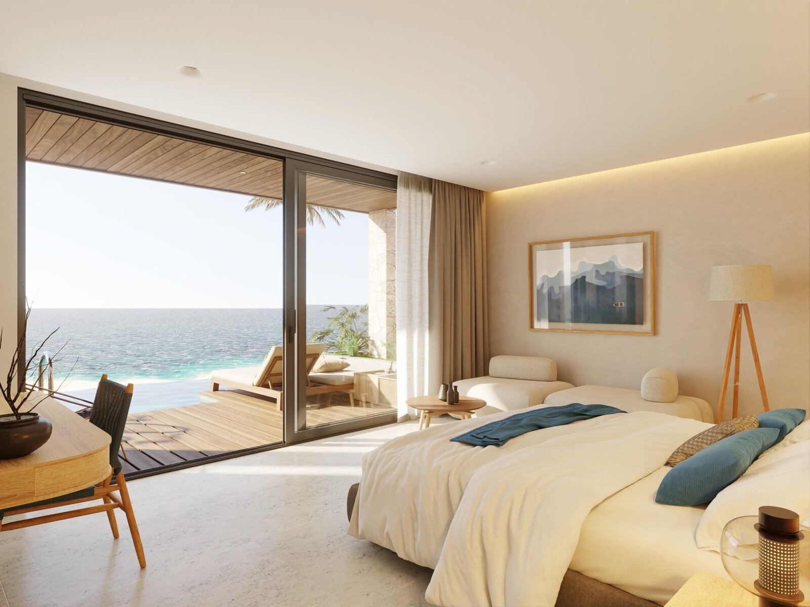 Wohnbeispiel Oceanfront Swim-Up Junior Suite