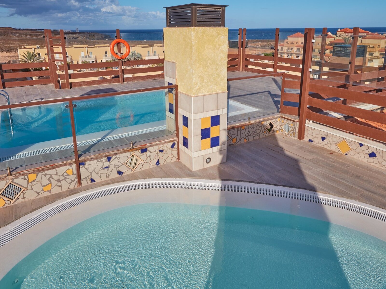 Rooftop pool