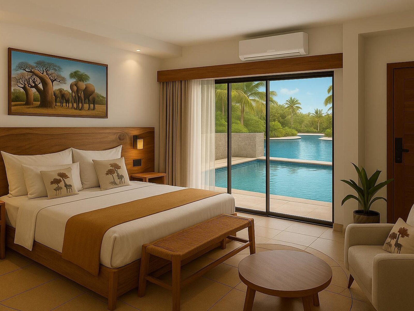 Wohnbeispiel Executive Suite Swim Up and Pool View King Bed