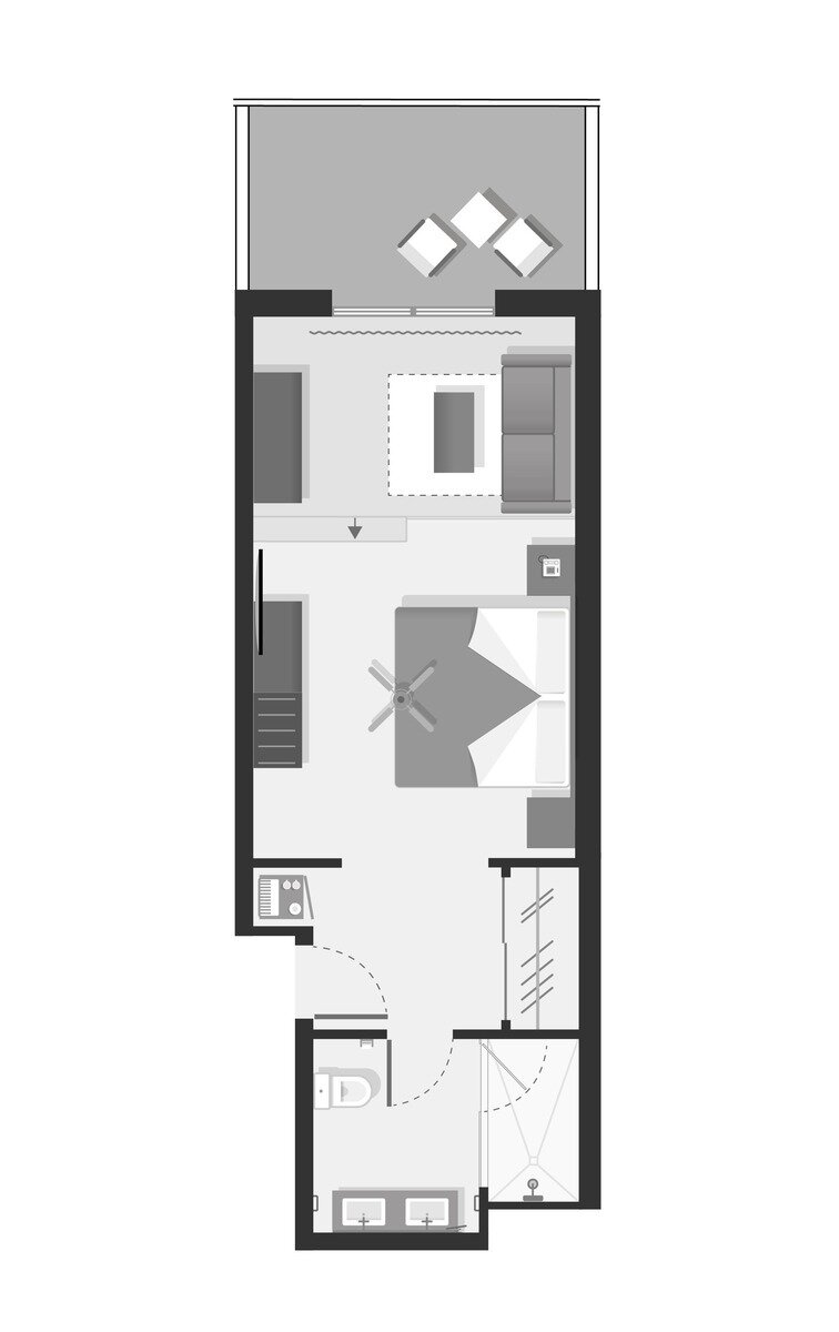 Wohnbeispiel Junior Suite Seaview