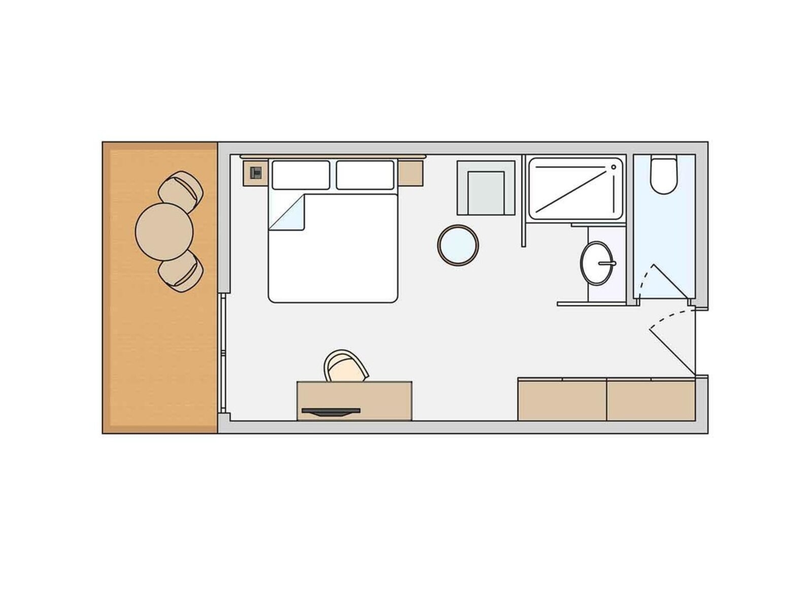 Wohnbeispiel Double Room Economy