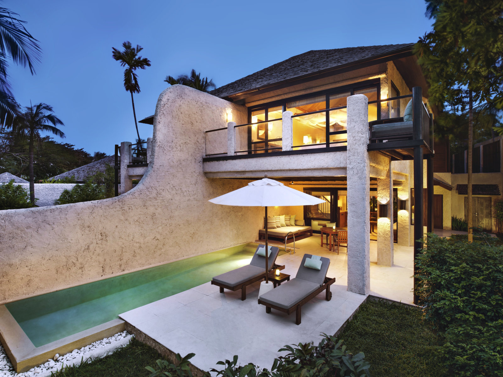 Wohnbeispiel Duplex Pool Villa