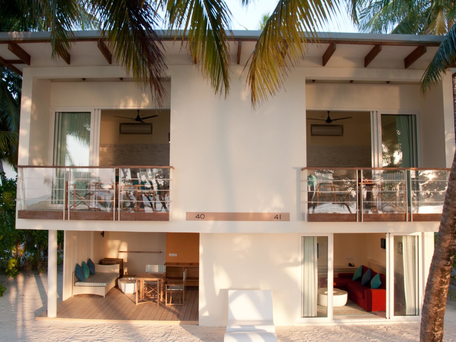 Wohnbeispiel Two Bedroom Beach House Garden View with Pool