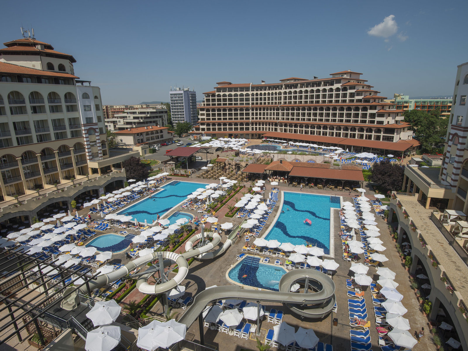 Outdoor swimming pool Block A