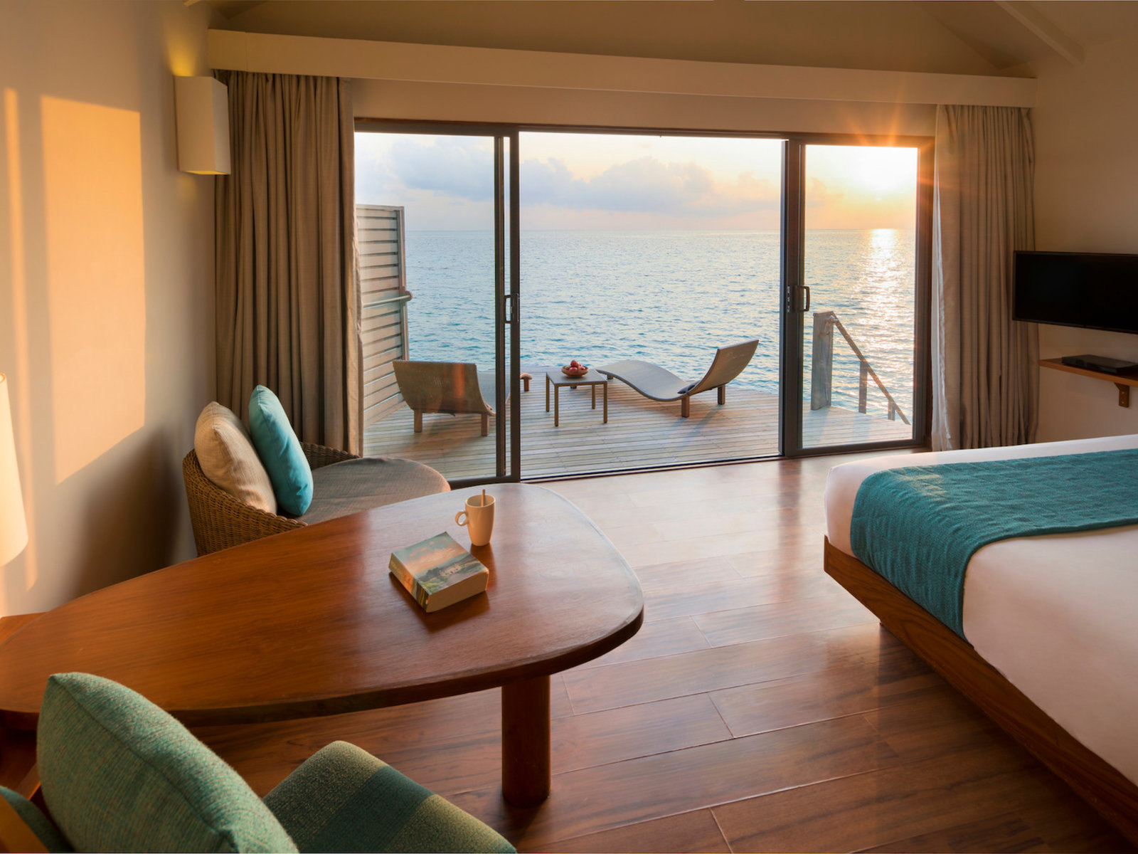 Wohnbeispiel Sunset Overwater Villa