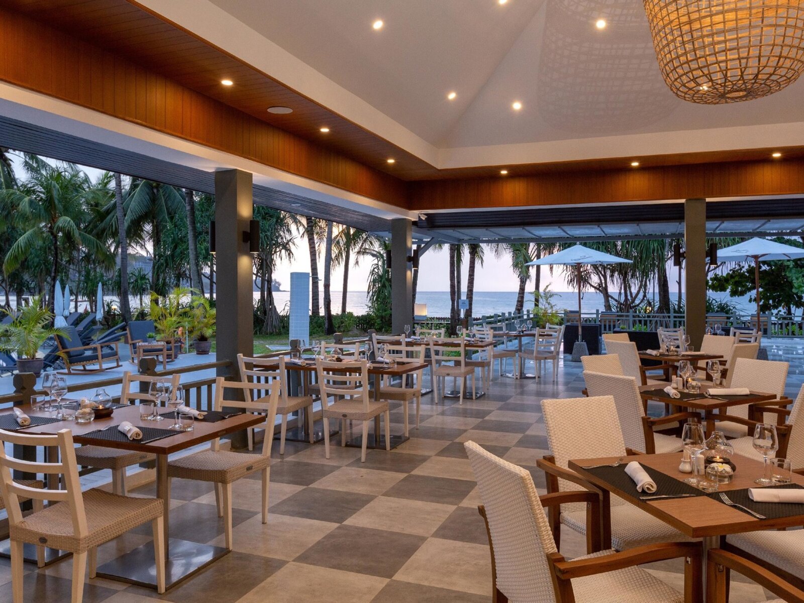 Restaurant by the sea