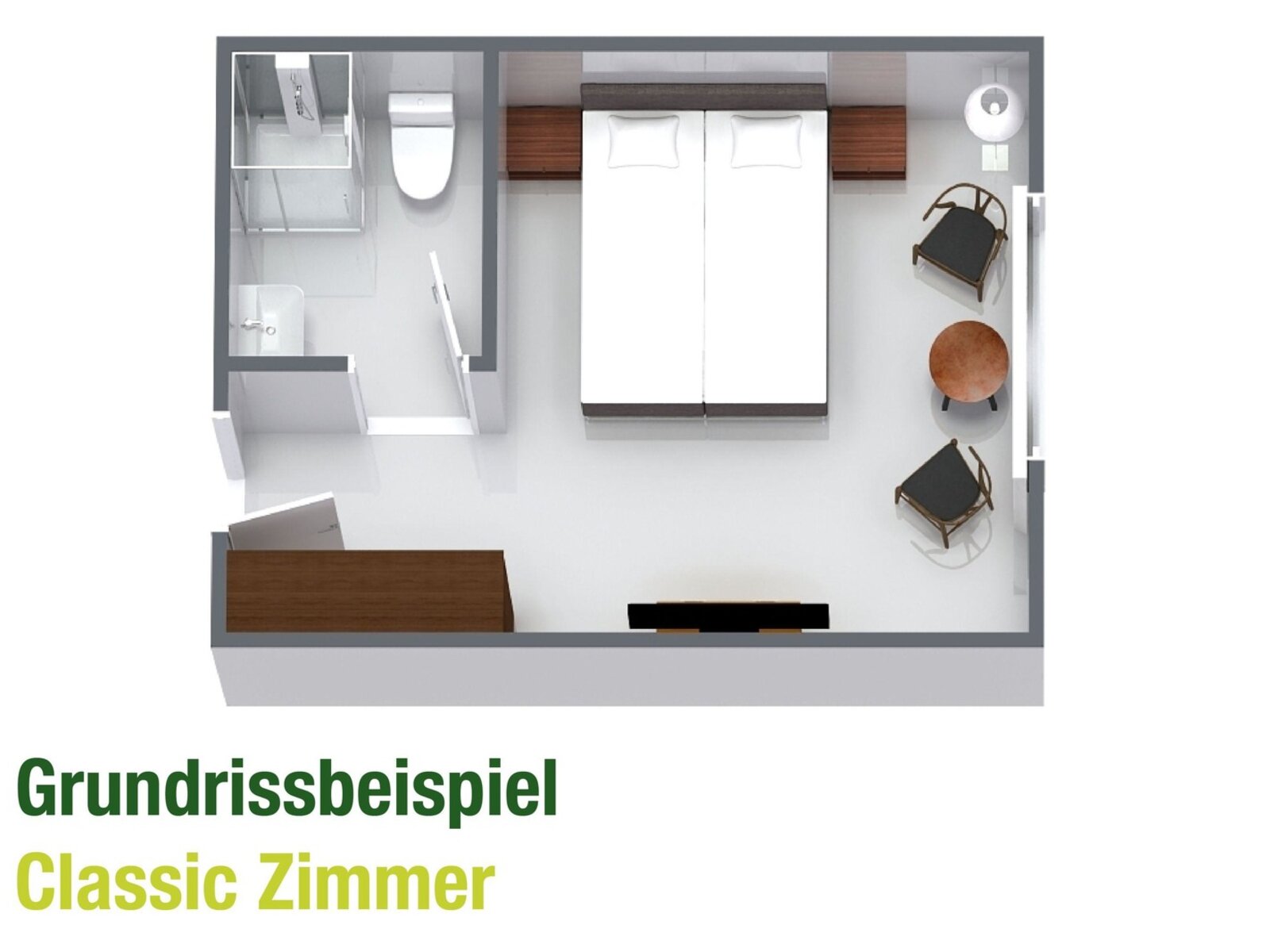 Wohnbeispiel Doppelzimmer Classic