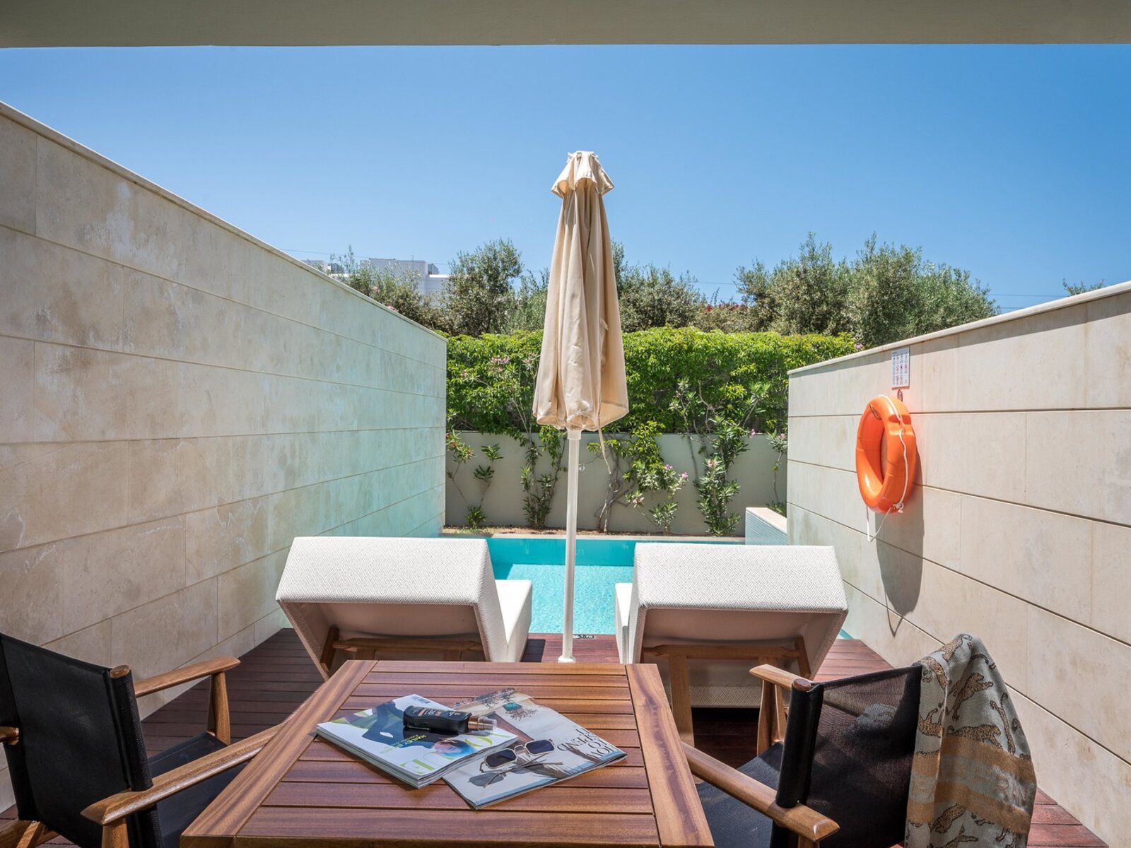 Wohnbeispiel Double private pool