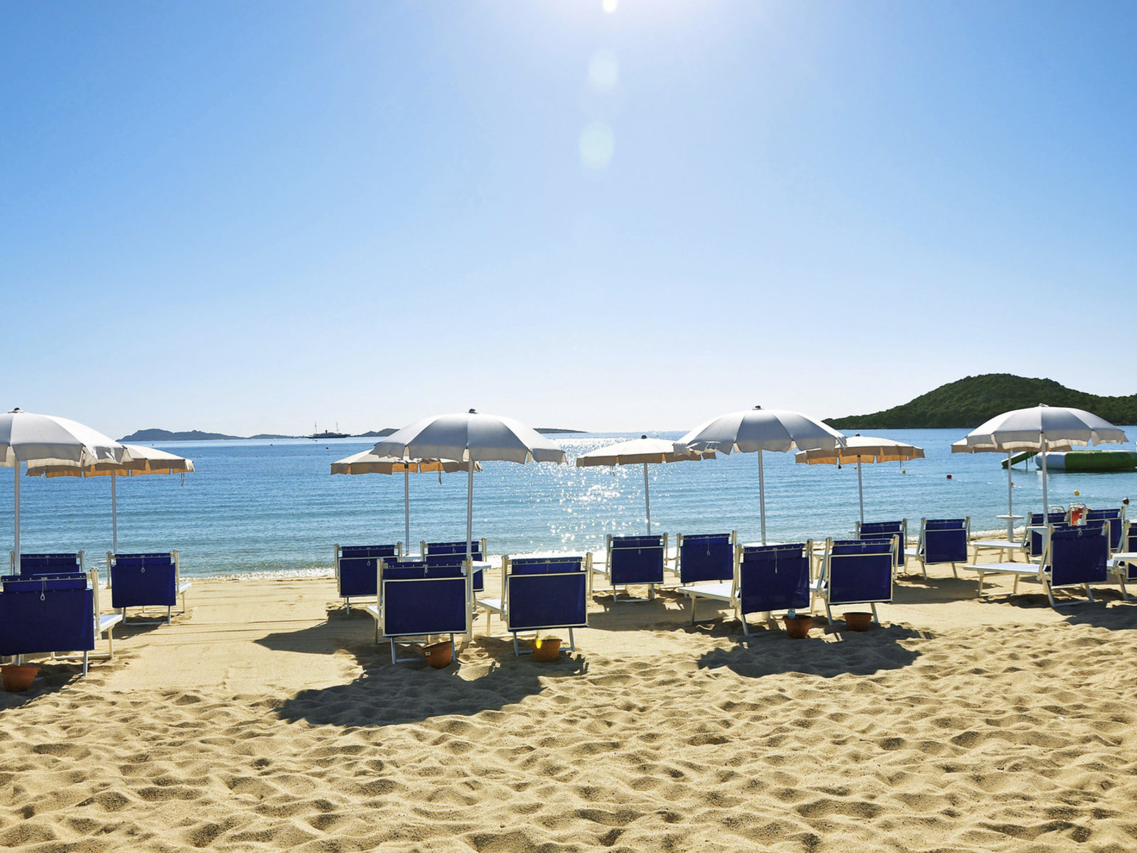 Liscia Ruja public beach the nearest
