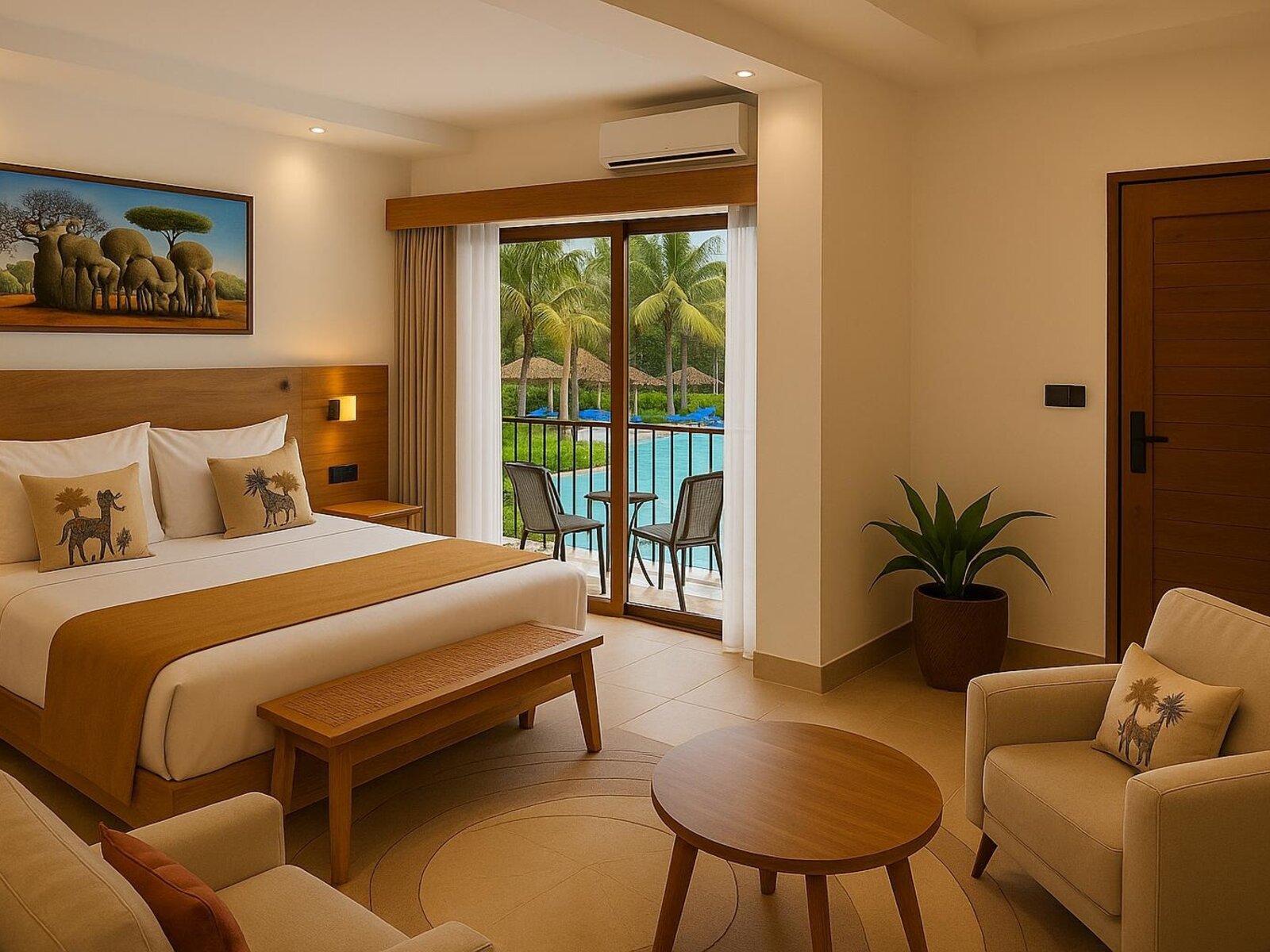 Wohnbeispiel Premium Deluxe Pool View Room King or Twin Bed
