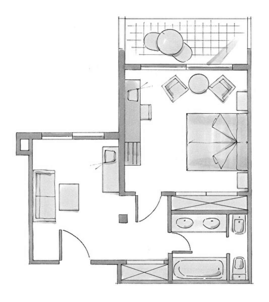 Wohnbeispiel Junior Suite with Sea View