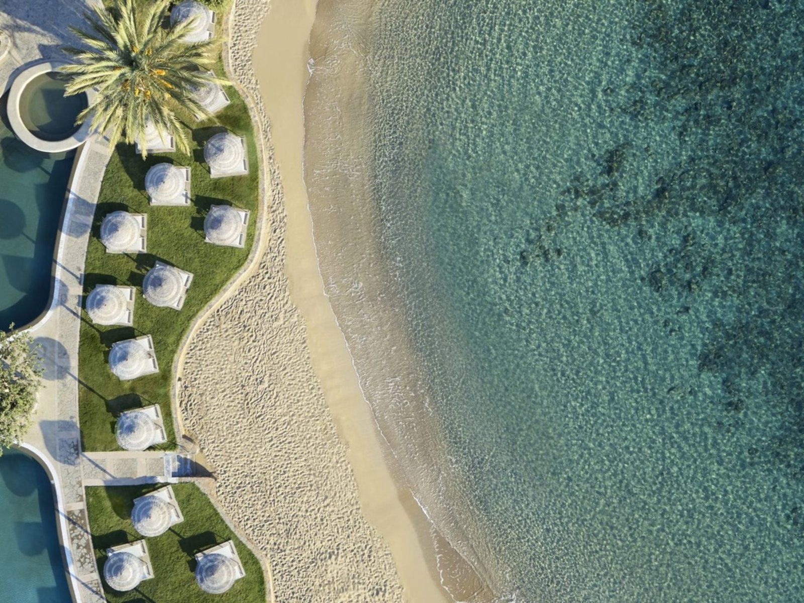 private blue flag beach