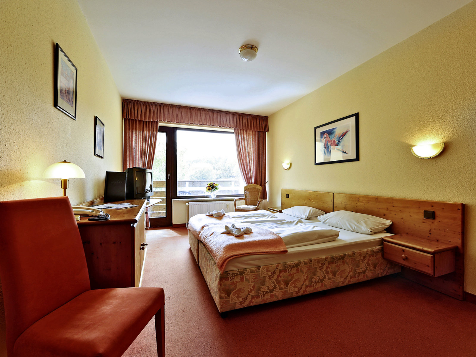 Wohnbeispiel Doppelzimmer Abendrot